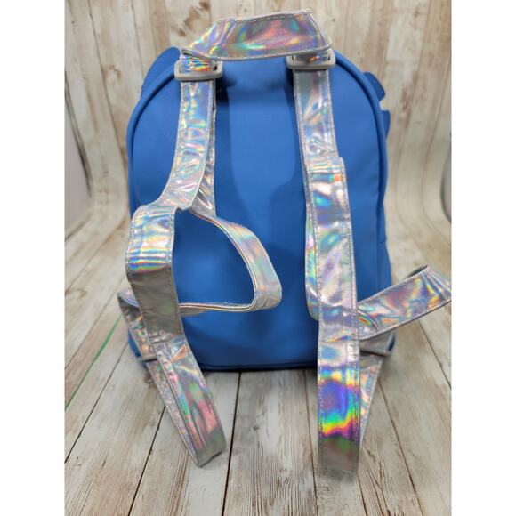 Disney Stitch Women's Mini Backpack Blue Lilo & Stitch - Picture 2 of 8